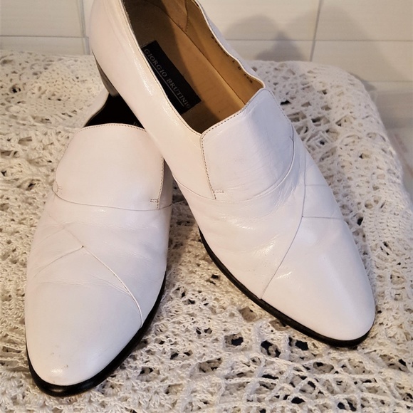 Giorgio brutini white loafers clearance